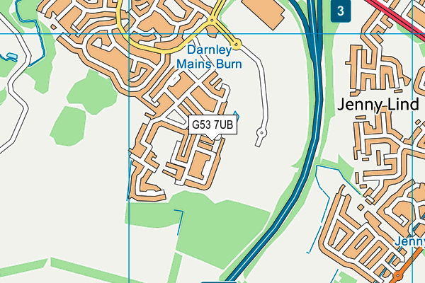 G53 7UB map - OS VectorMap District (Ordnance Survey) G53 7UB map - OS VectorMap District (Ordnance Survey)