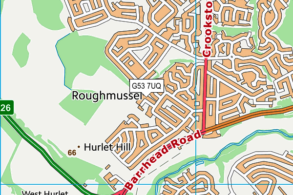 G53 7UQ map - OS VectorMap District (Ordnance Survey) G53 7UQ map - OS VectorMap District (Ordnance Survey)