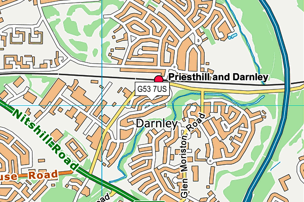 G53 7US map - OS VectorMap District (Ordnance Survey) G53 7US map - OS VectorMap District (Ordnance Survey)