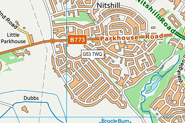 G53 7WQ map - OS VectorMap District (Ordnance Survey) G53 7WQ map - OS VectorMap District (Ordnance Survey)