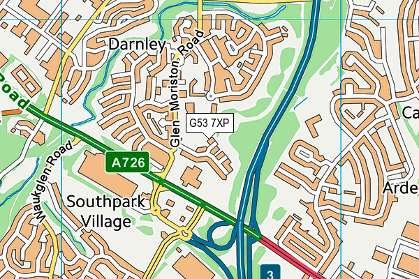 G53 7XP map - OS VectorMap District (Ordnance Survey) G53 7XP map - OS VectorMap District (Ordnance Survey)