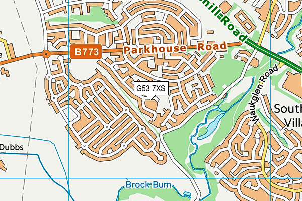 G53 7XS map - OS VectorMap District (Ordnance Survey) G53 7XS map - OS VectorMap District (Ordnance Survey)