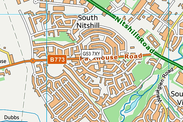 G53 7XY map - OS VectorMap District (Ordnance Survey) G53 7XY map - OS VectorMap District (Ordnance Survey)