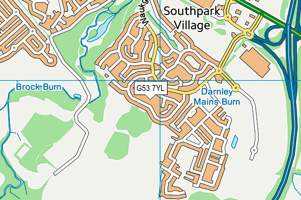 G53 7YL map - OS VectorMap District (Ordnance Survey) G53 7YL map - OS VectorMap District (Ordnance Survey)