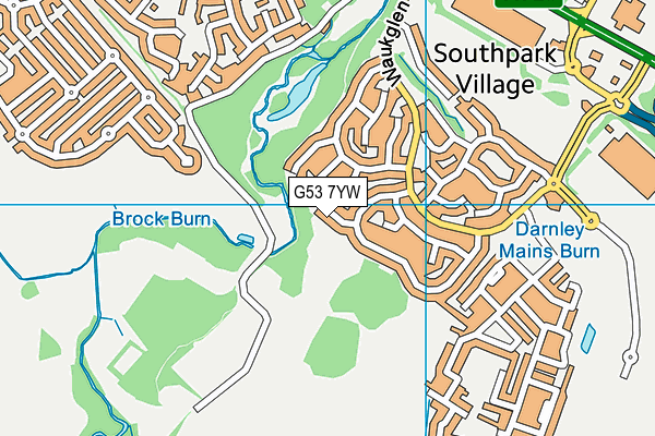G53 7YW map - OS VectorMap District (Ordnance Survey) G53 7YW map - OS VectorMap District (Ordnance Survey)