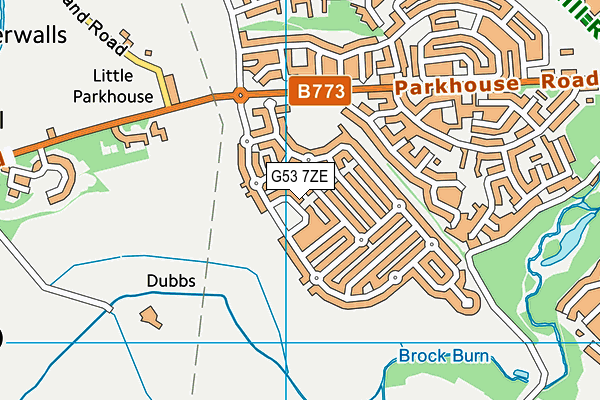 G53 7ZE map - OS VectorMap District (Ordnance Survey) G53 7ZE map - OS VectorMap District (Ordnance Survey)