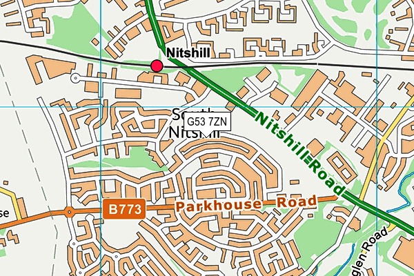 G53 7ZN map - OS VectorMap District (Ordnance Survey) G53 7ZN map - OS VectorMap District (Ordnance Survey)