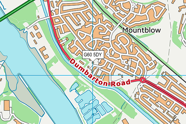 G60 5DY map - OS VectorMap District (Ordnance Survey)