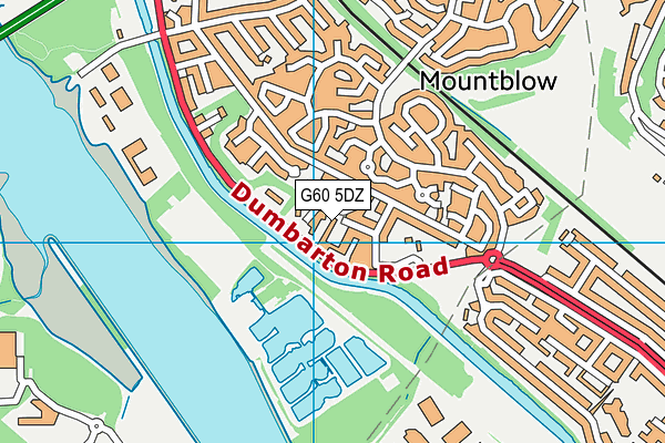 G60 5DZ map - OS VectorMap District (Ordnance Survey)