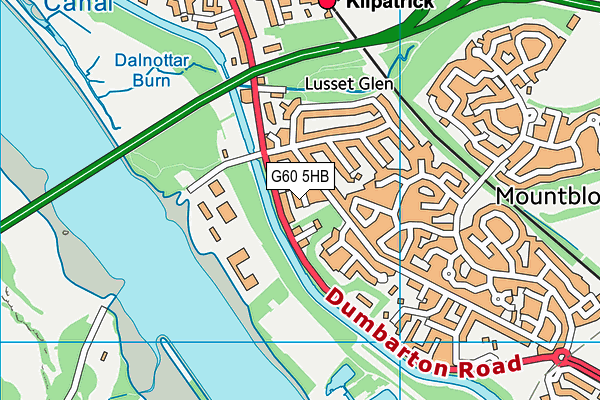 G60 5HB map - OS VectorMap District (Ordnance Survey) G60 5HB map - OS VectorMap District (Ordnance Survey)