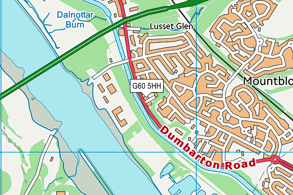 G60 5HH map - OS VectorMap District (Ordnance Survey)