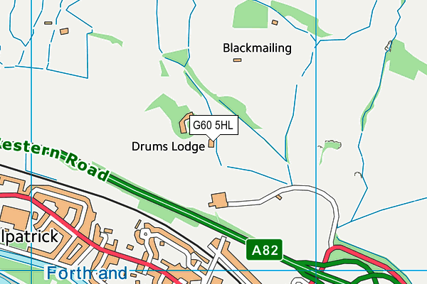 G60 5HL map - OS VectorMap District (Ordnance Survey) G60 5HL map - OS VectorMap District (Ordnance Survey)