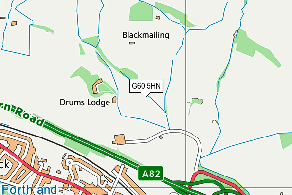 G60 5HN map - OS VectorMap District (Ordnance Survey)