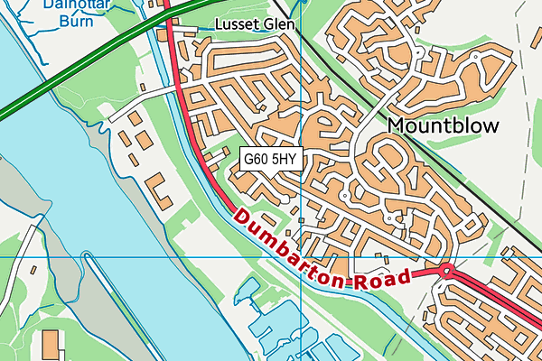 G60 5HY map - OS VectorMap District (Ordnance Survey) G60 5HY map - OS VectorMap District (Ordnance Survey)