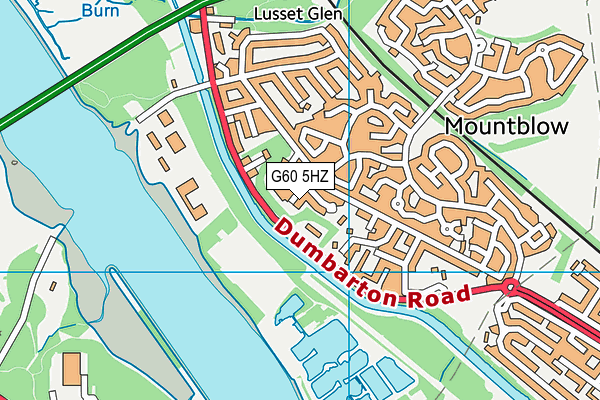 G60 5HZ map - OS VectorMap District (Ordnance Survey) G60 5HZ map - OS VectorMap District (Ordnance Survey)