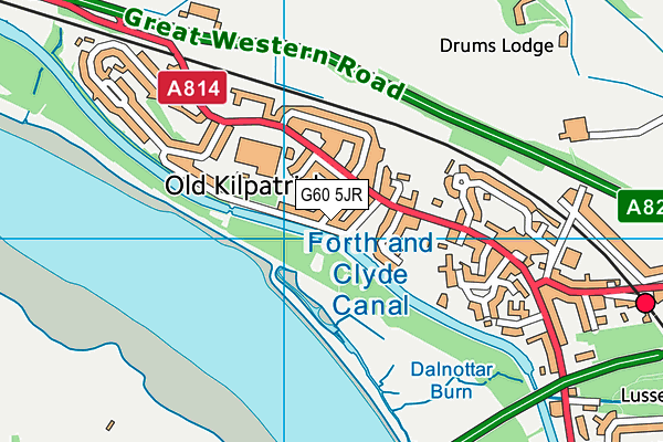 G60 5JR map - OS VectorMap District (Ordnance Survey)