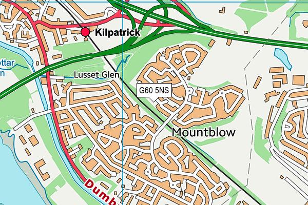 G60 5NS map - OS VectorMap District (Ordnance Survey)