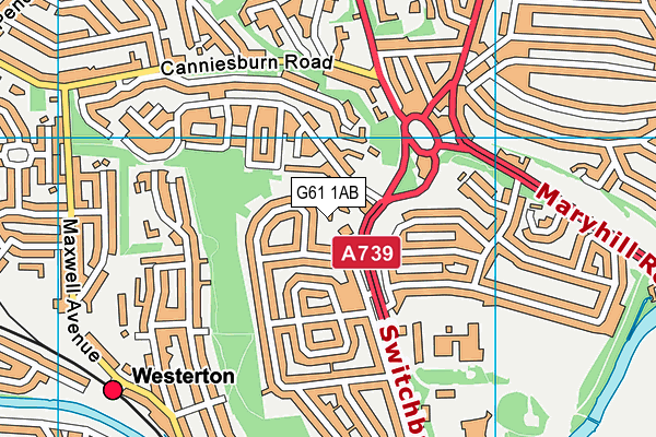 G61 1AB map - OS VectorMap District (Ordnance Survey) G61 1AB map - OS VectorMap District (Ordnance Survey)