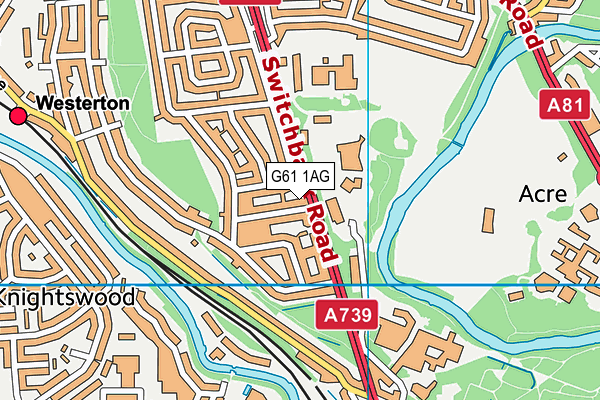 G61 1AG map - OS VectorMap District (Ordnance Survey) G61 1AG map - OS VectorMap District (Ordnance Survey)