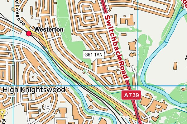 G61 1AN map - OS VectorMap District (Ordnance Survey) G61 1AN map - OS VectorMap District (Ordnance Survey)