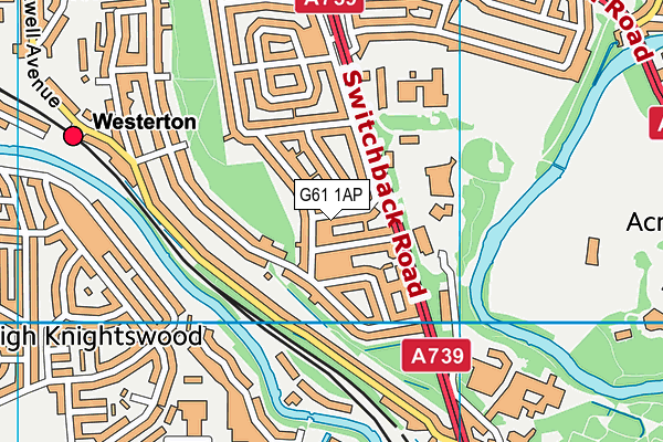 G61 1AP map - OS VectorMap District (Ordnance Survey) G61 1AP map - OS VectorMap District (Ordnance Survey)