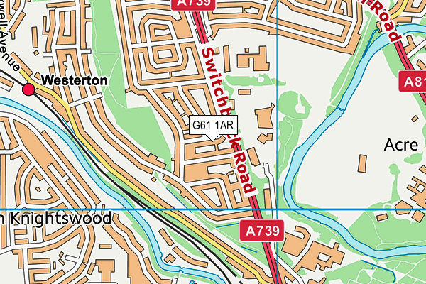 G61 1AR map - OS VectorMap District (Ordnance Survey) G61 1AR map - OS VectorMap District (Ordnance Survey)