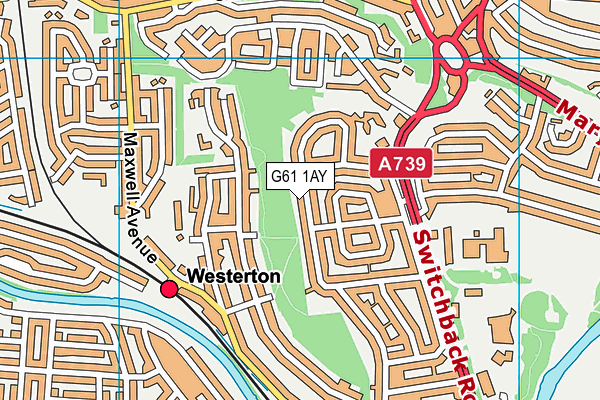 G61 1AY map - OS VectorMap District (Ordnance Survey) G61 1AY map - OS VectorMap District (Ordnance Survey)