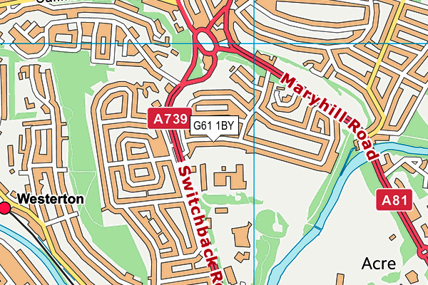 G61 1BY map - OS VectorMap District (Ordnance Survey) G61 1BY map - OS VectorMap District (Ordnance Survey)