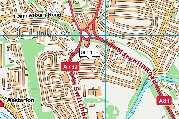 G61 1DE map - OS VectorMap District (Ordnance Survey) G61 1DE map - OS VectorMap District (Ordnance Survey)