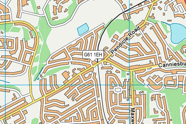 G61 1EH map - OS VectorMap District (Ordnance Survey) G61 1EH map - OS VectorMap District (Ordnance Survey)