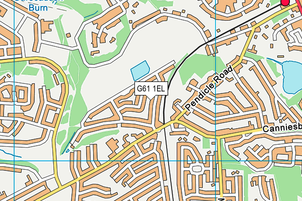 G61 1EL map - OS VectorMap District (Ordnance Survey) G61 1EL map - OS VectorMap District (Ordnance Survey)