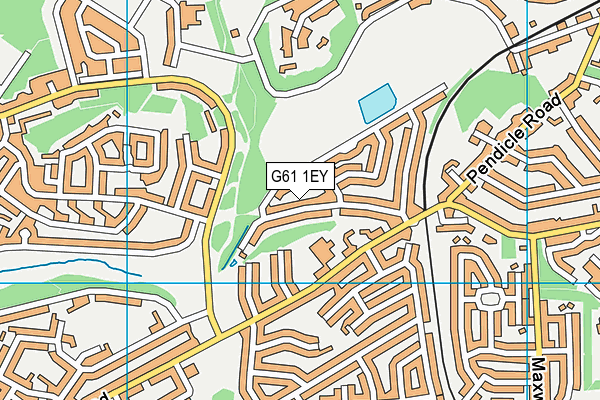 G61 1EY map - OS VectorMap District (Ordnance Survey) G61 1EY map - OS VectorMap District (Ordnance Survey)