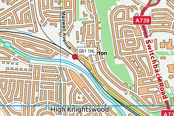 G61 1HL map - OS VectorMap District (Ordnance Survey) G61 1HL map - OS VectorMap District (Ordnance Survey)
