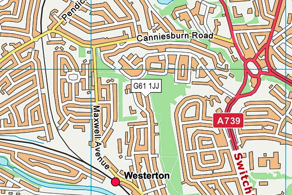 G61 1JJ map - OS VectorMap District (Ordnance Survey) G61 1JJ map - OS VectorMap District (Ordnance Survey)