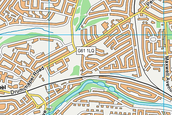 G61 1LQ map - OS VectorMap District (Ordnance Survey) G61 1LQ map - OS VectorMap District (Ordnance Survey)