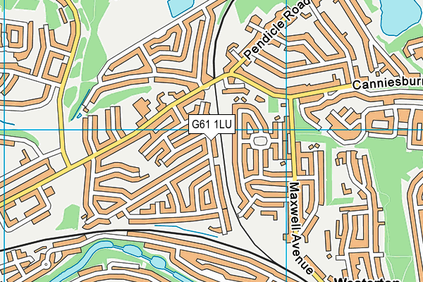 G61 1LU map - OS VectorMap District (Ordnance Survey) G61 1LU map - OS VectorMap District (Ordnance Survey)