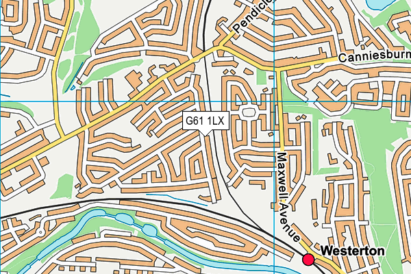 G61 1LX map - OS VectorMap District (Ordnance Survey) G61 1LX map - OS VectorMap District (Ordnance Survey)