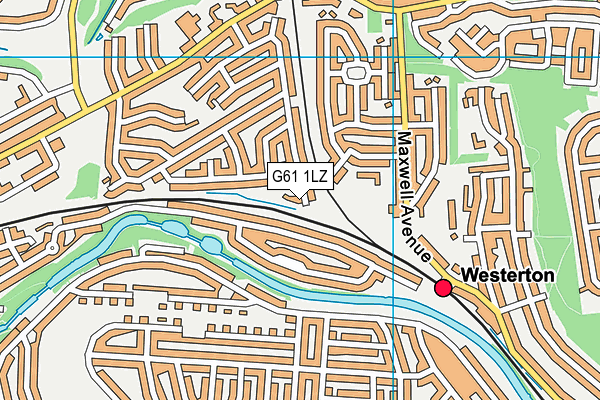 G61 1LZ map - OS VectorMap District (Ordnance Survey) G61 1LZ map - OS VectorMap District (Ordnance Survey)