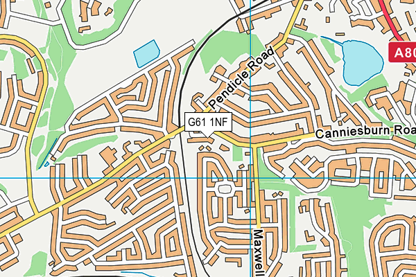 G61 1NF map - OS VectorMap District (Ordnance Survey) G61 1NF map - OS VectorMap District (Ordnance Survey)
