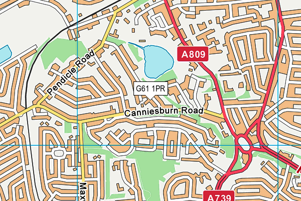 G61 1PR map - OS VectorMap District (Ordnance Survey) G61 1PR map - OS VectorMap District (Ordnance Survey)