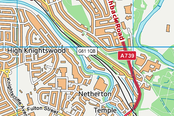 G61 1QB map - OS VectorMap District (Ordnance Survey) G61 1QB map - OS VectorMap District (Ordnance Survey)