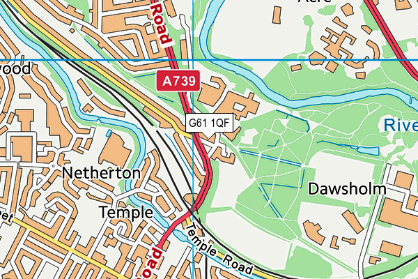 G61 1QF map - OS VectorMap District (Ordnance Survey) G61 1QF map - OS VectorMap District (Ordnance Survey)