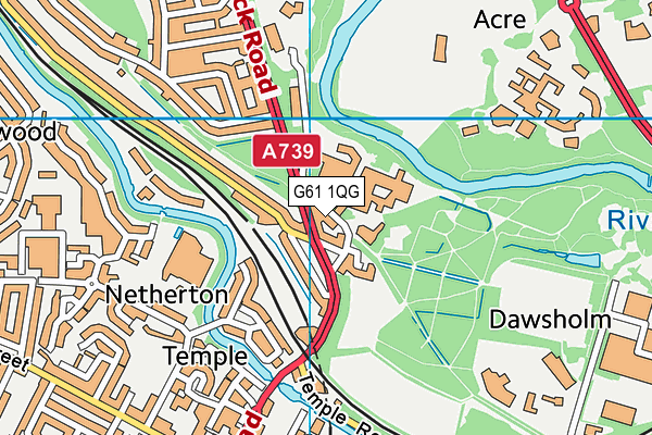 G61 1QG map - OS VectorMap District (Ordnance Survey) G61 1QG map - OS VectorMap District (Ordnance Survey)