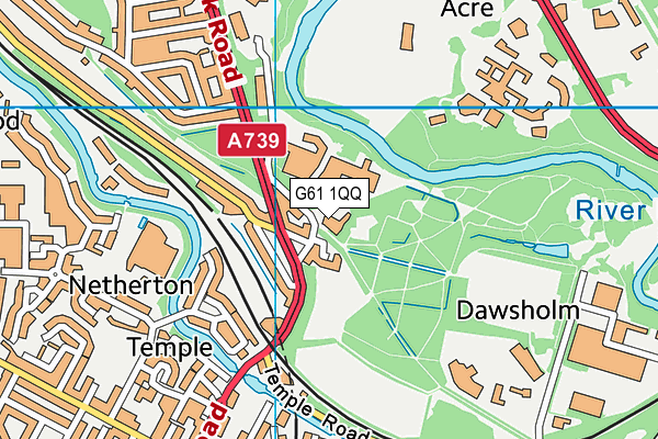 G61 1QQ map - OS VectorMap District (Ordnance Survey) G61 1QQ map - OS VectorMap District (Ordnance Survey)