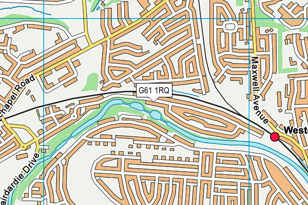 G61 1RQ map - OS VectorMap District (Ordnance Survey) G61 1RQ map - OS VectorMap District (Ordnance Survey)