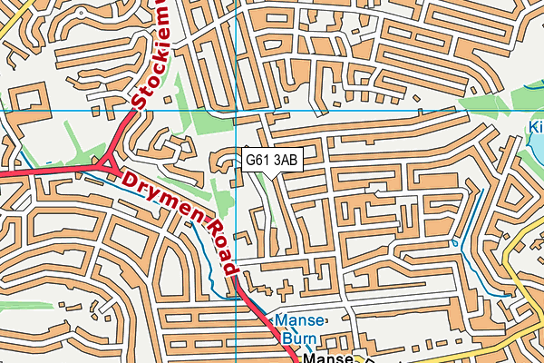 G61 3AB map - OS VectorMap District (Ordnance Survey) G61 3AB map - OS VectorMap District (Ordnance Survey)