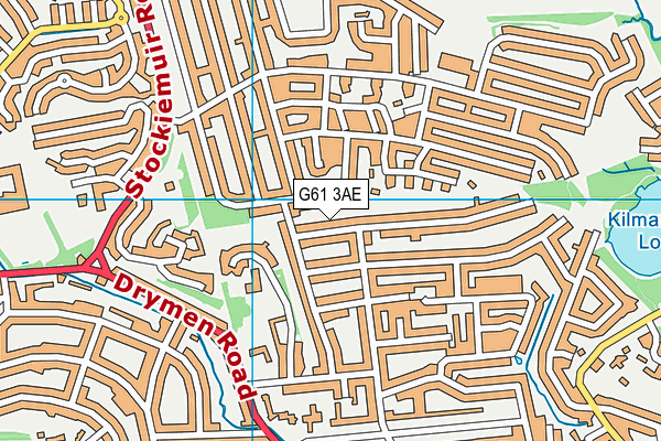 G61 3AE map - OS VectorMap District (Ordnance Survey) G61 3AE map - OS VectorMap District (Ordnance Survey)