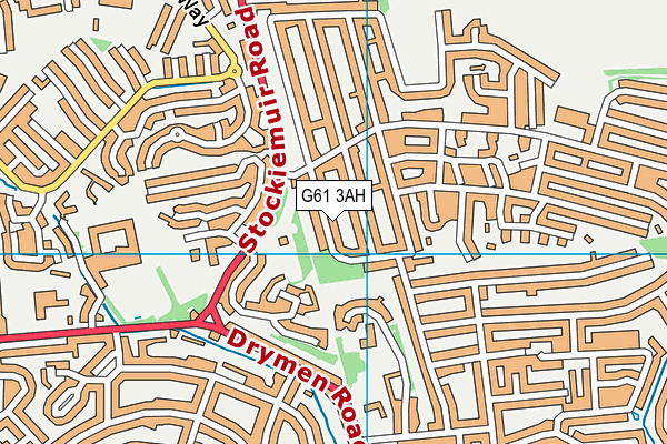 G61 3AH map - OS VectorMap District (Ordnance Survey) G61 3AH map - OS VectorMap District (Ordnance Survey)