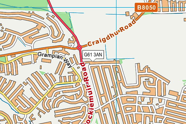 G61 3AN map - OS VectorMap District (Ordnance Survey) G61 3AN map - OS VectorMap District (Ordnance Survey)