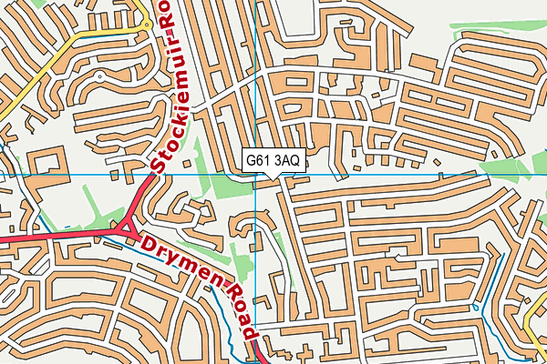 G61 3AQ map - OS VectorMap District (Ordnance Survey) G61 3AQ map - OS VectorMap District (Ordnance Survey)
